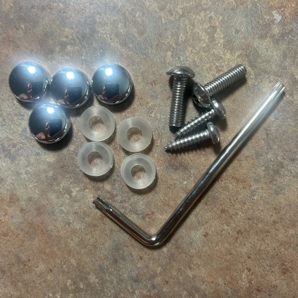 Pink Rhinestone Motorbike License Plate Frame - Picture 3 of 3